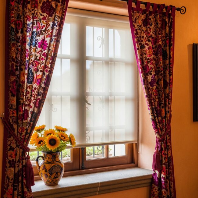 Cortinas o persianas