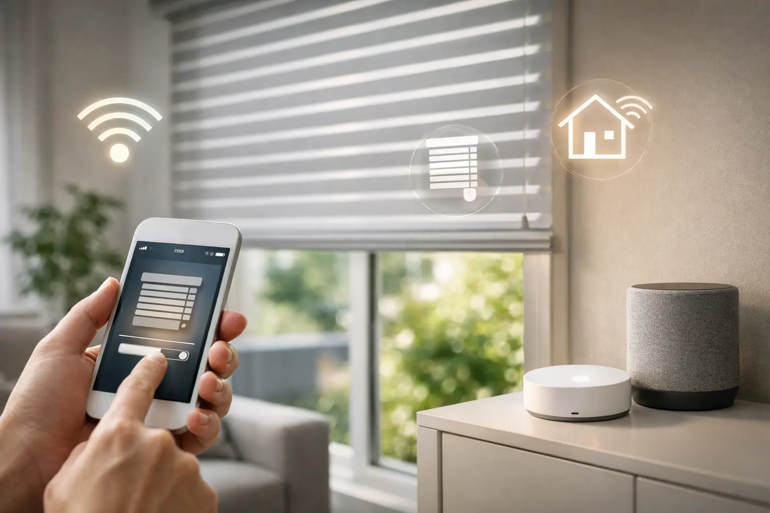 Persianas Zigbee para domótica en casa