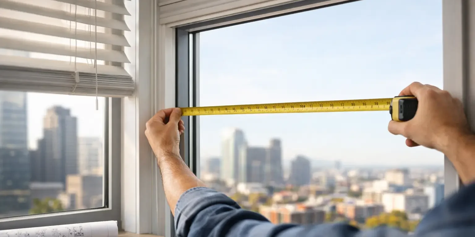 Cómo medir ventanas para persianas sin errores Cómo medir ventanas para persianas sin errores