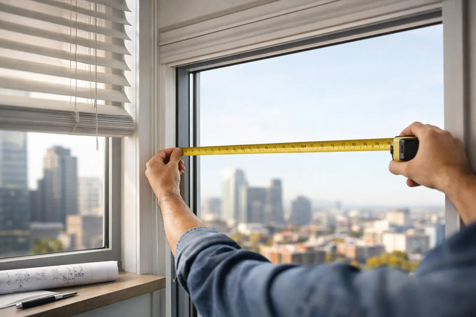 Cómo medir ventanas para persianas sin errores