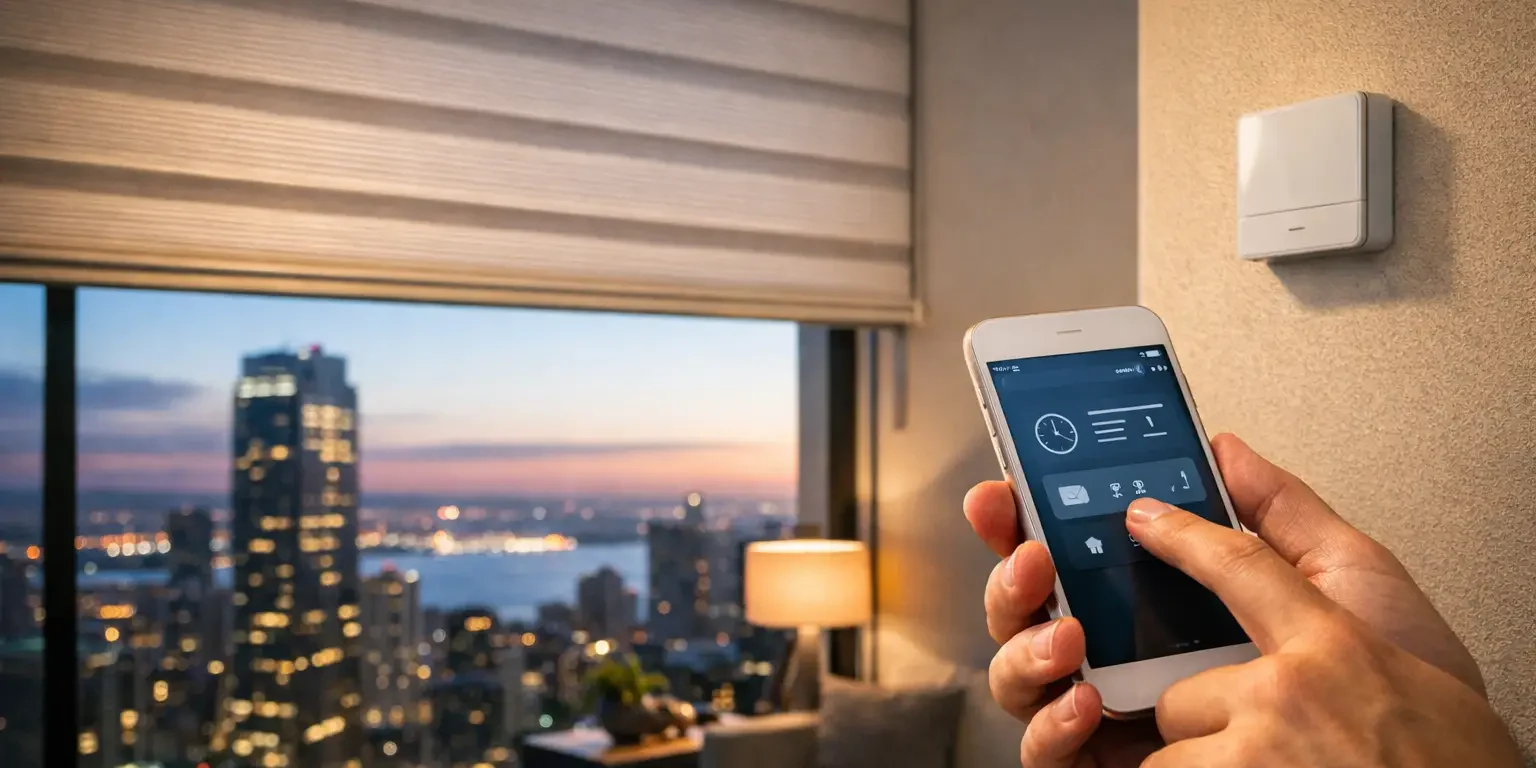 Cómo programar horarios de cortinas inteligentes
