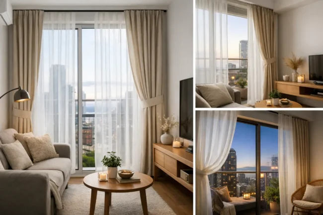 Cortinas para departamentos pequeños con estilo