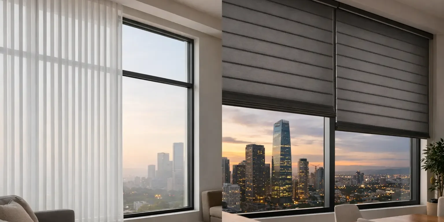 Mejores persianas para ventanas grandes y altas Mejores persianas para ventanas grandes y altas