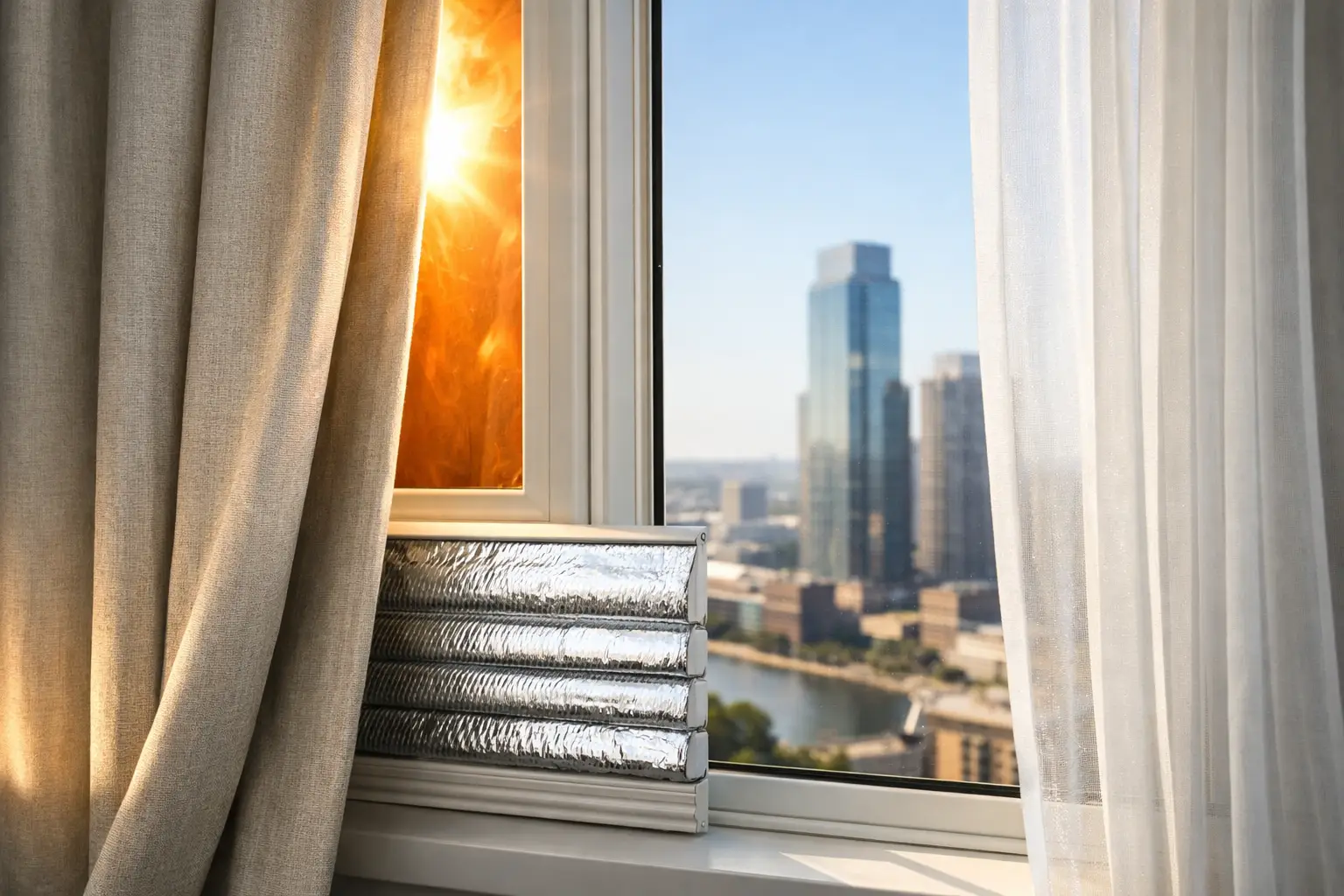 Qué cortinas bloquean el calor de verdad
