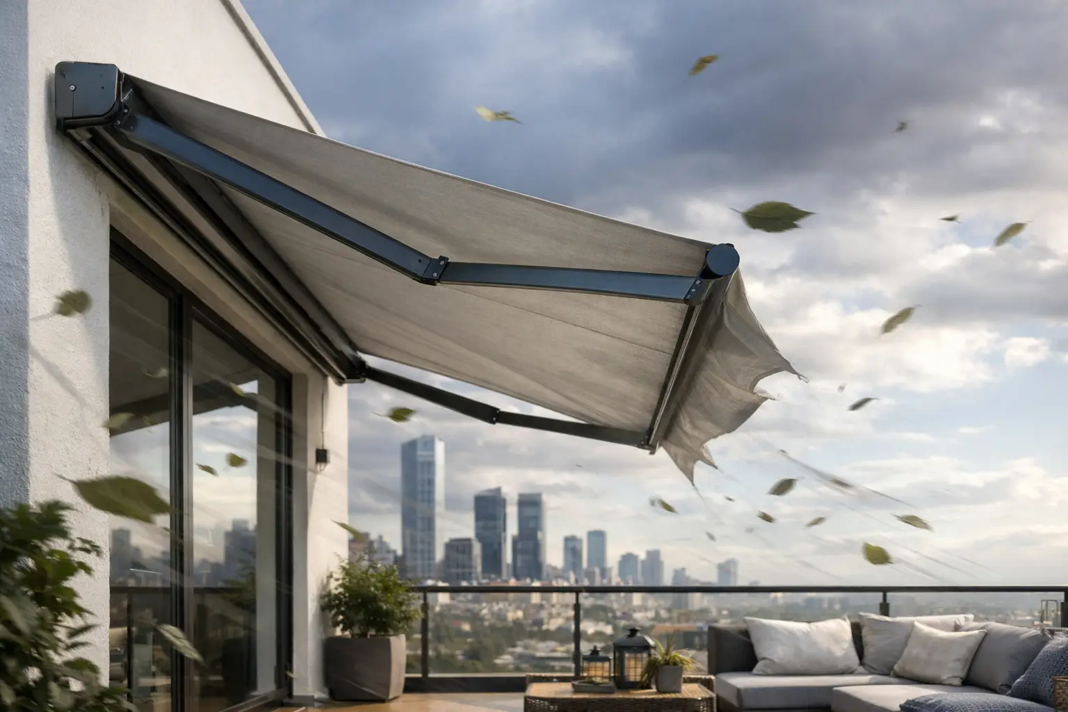 ¿Qué toldos resisten el viento?