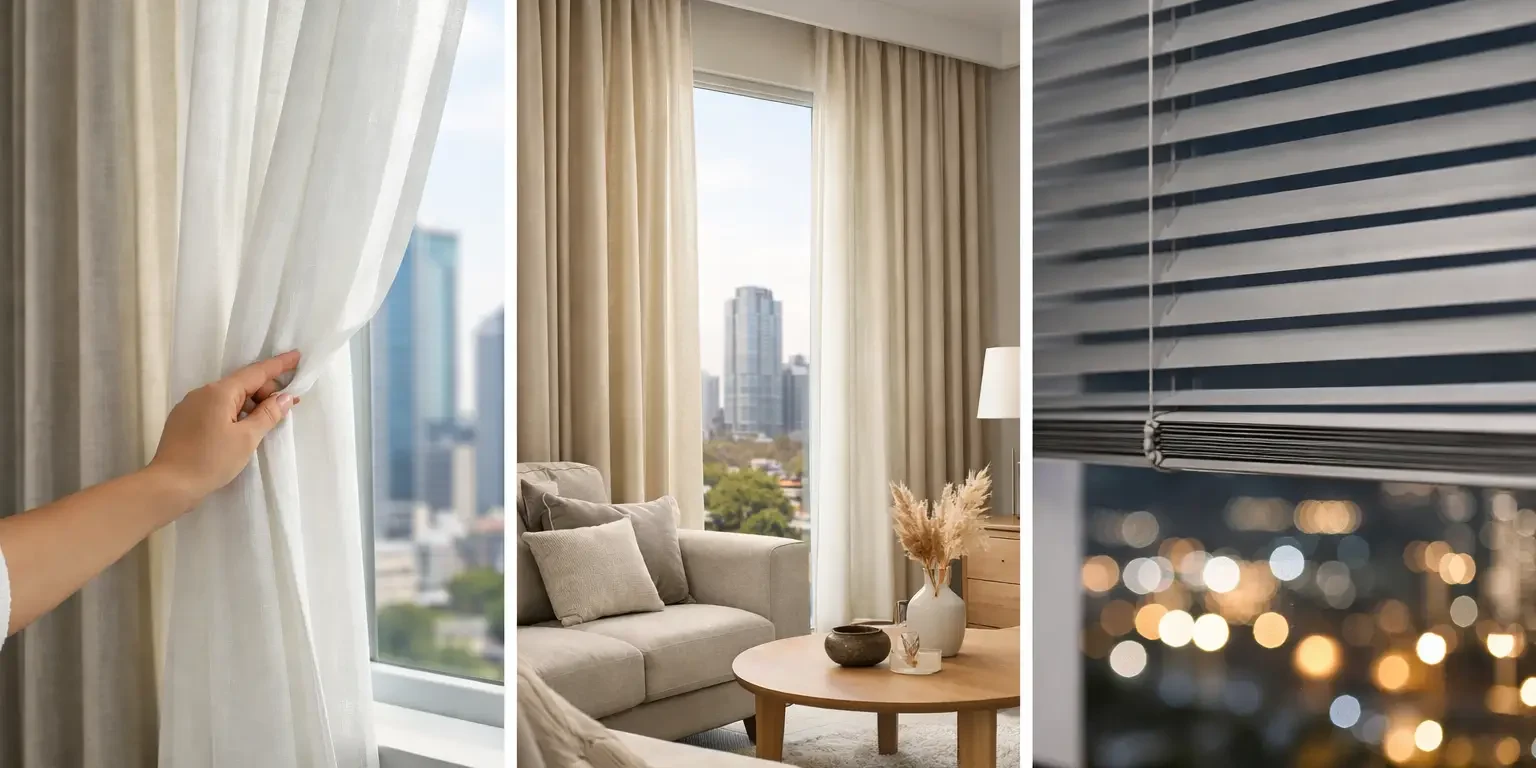 Tipos de cortinas para sala: cuál elegir Tipos de cortinas para sala: cuál elegir