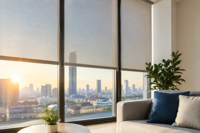 Mejores telas para control solar en casa